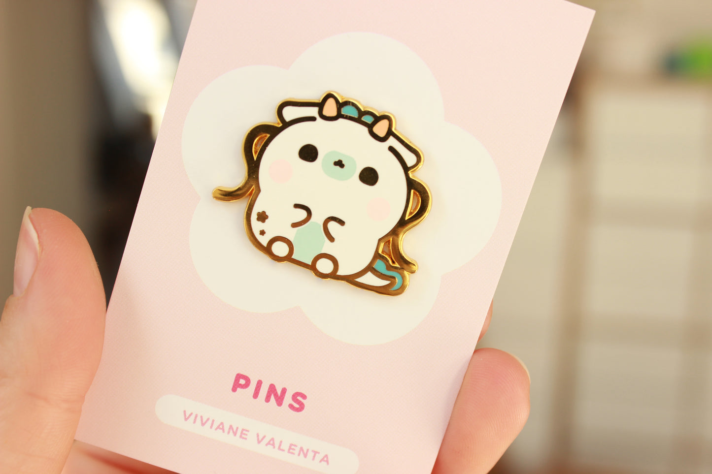 Haku Dragon Pin