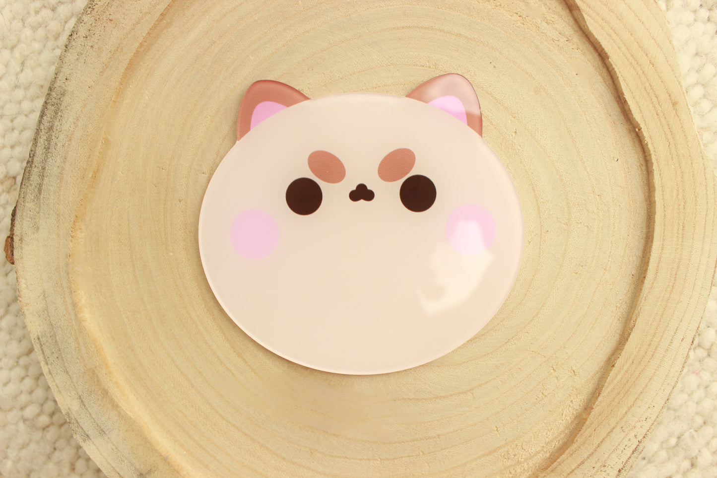 Angry Cat Cup Coaster