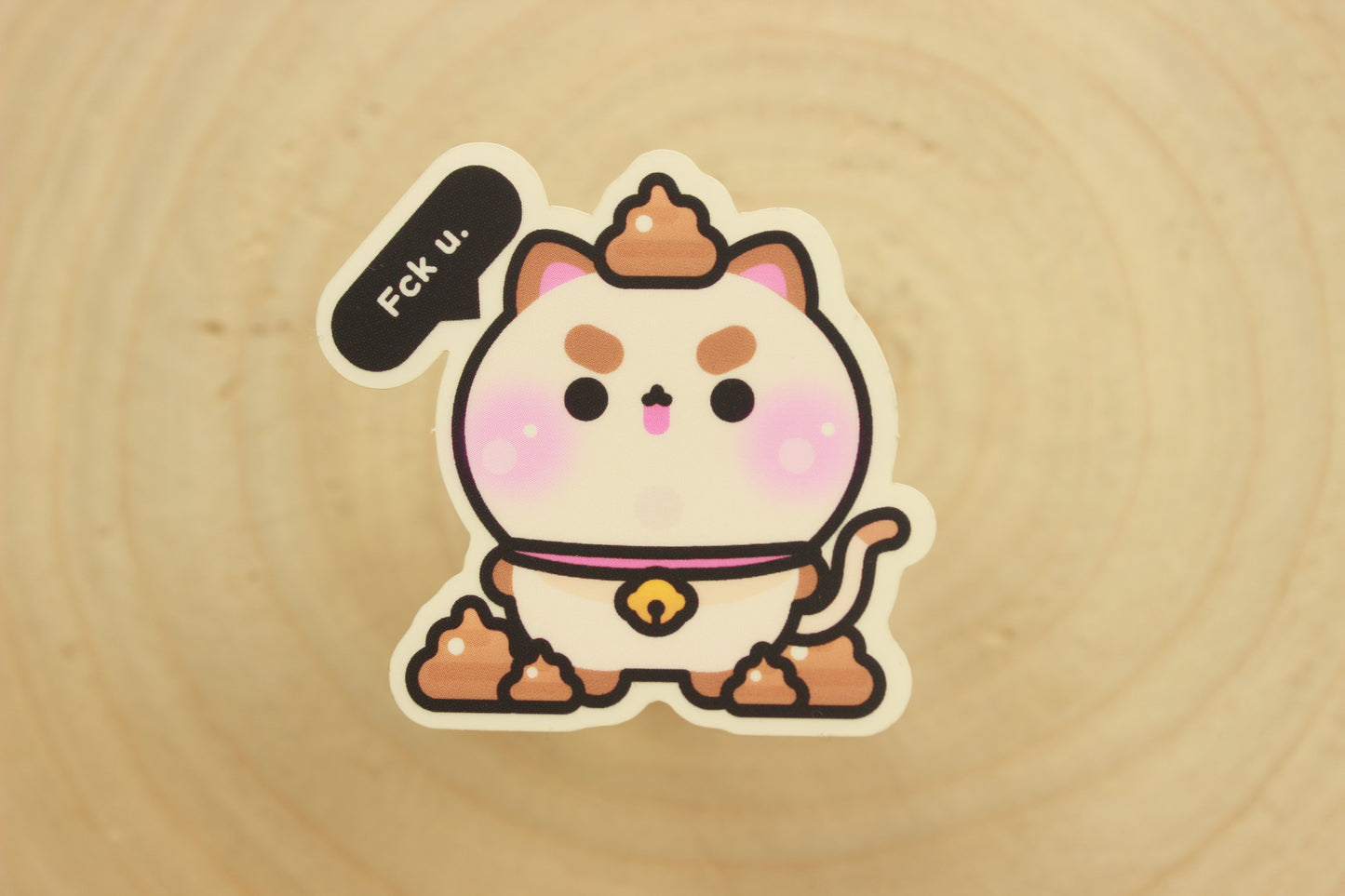 Angry Cat Sticker
