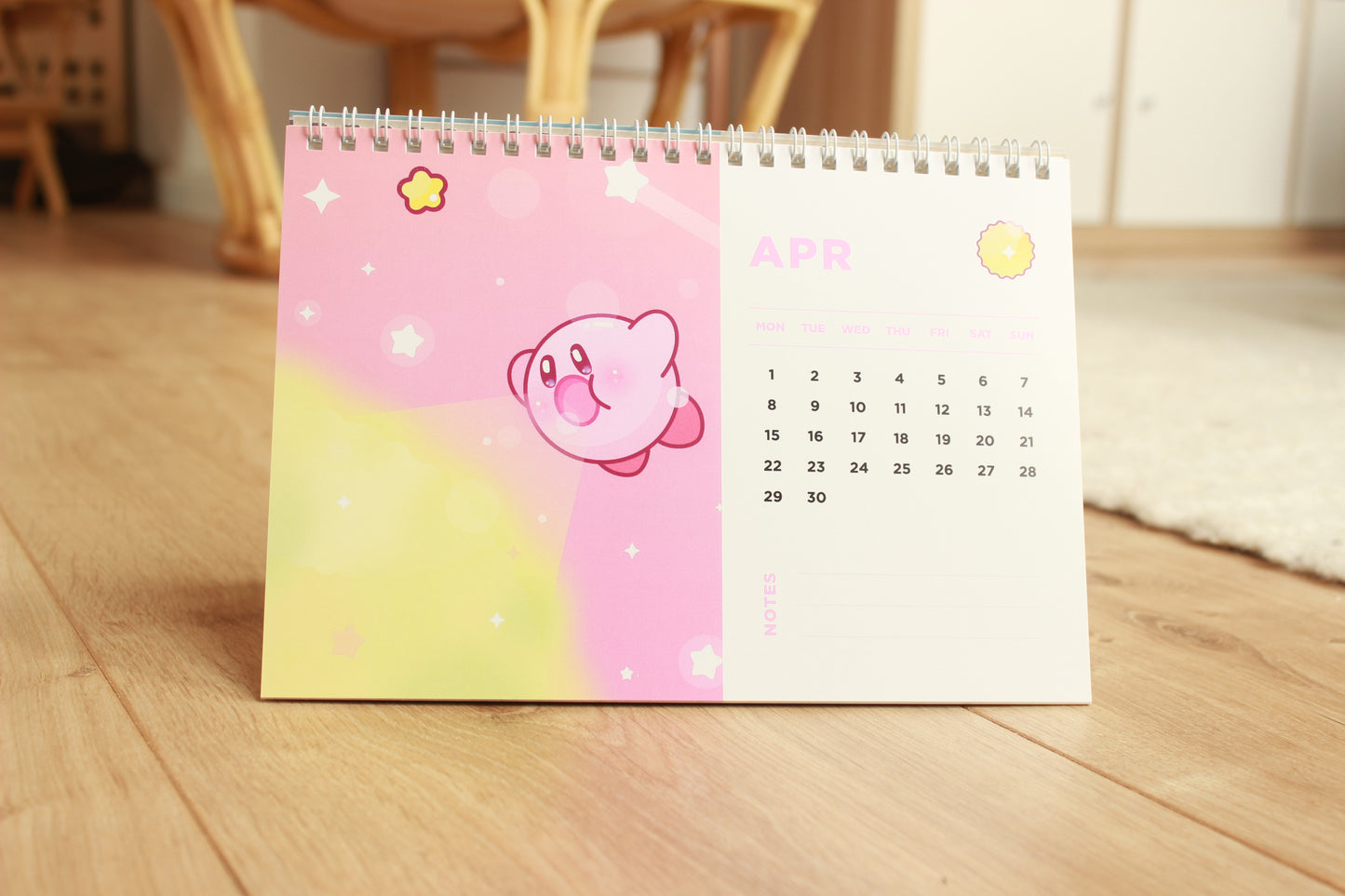 Kirby Desk Calendar 2024