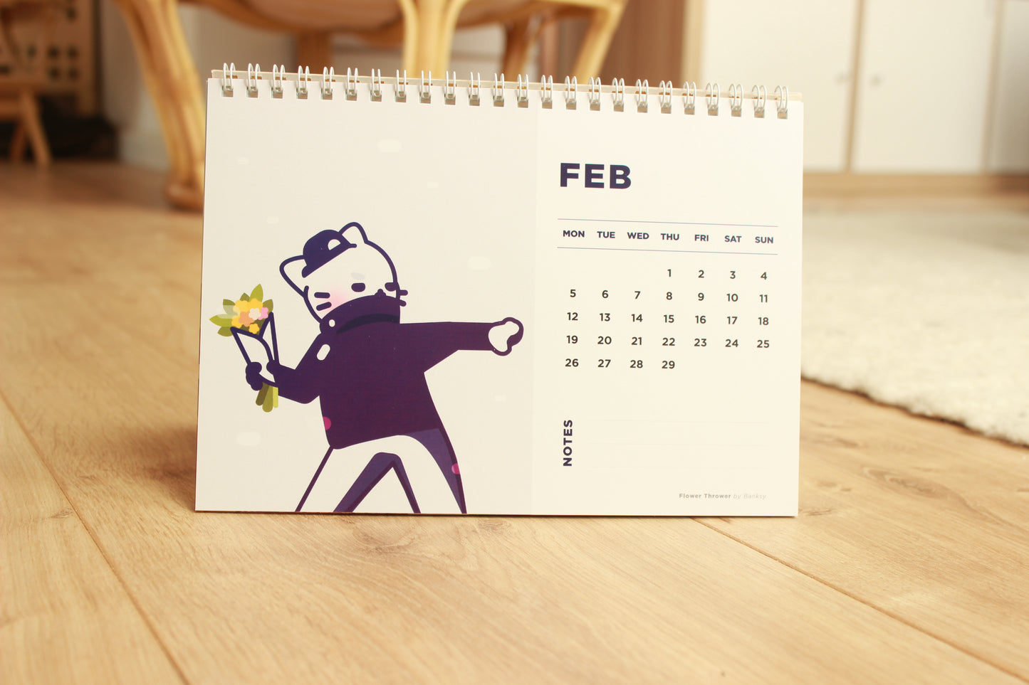 Cat Masterpieces Desk Calendar 2024