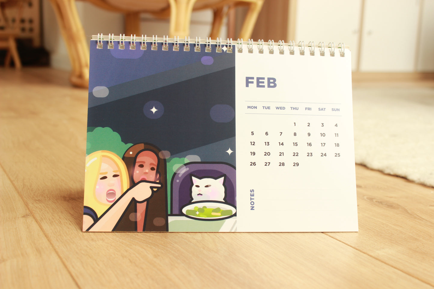 Meme Desk Calendar 2024