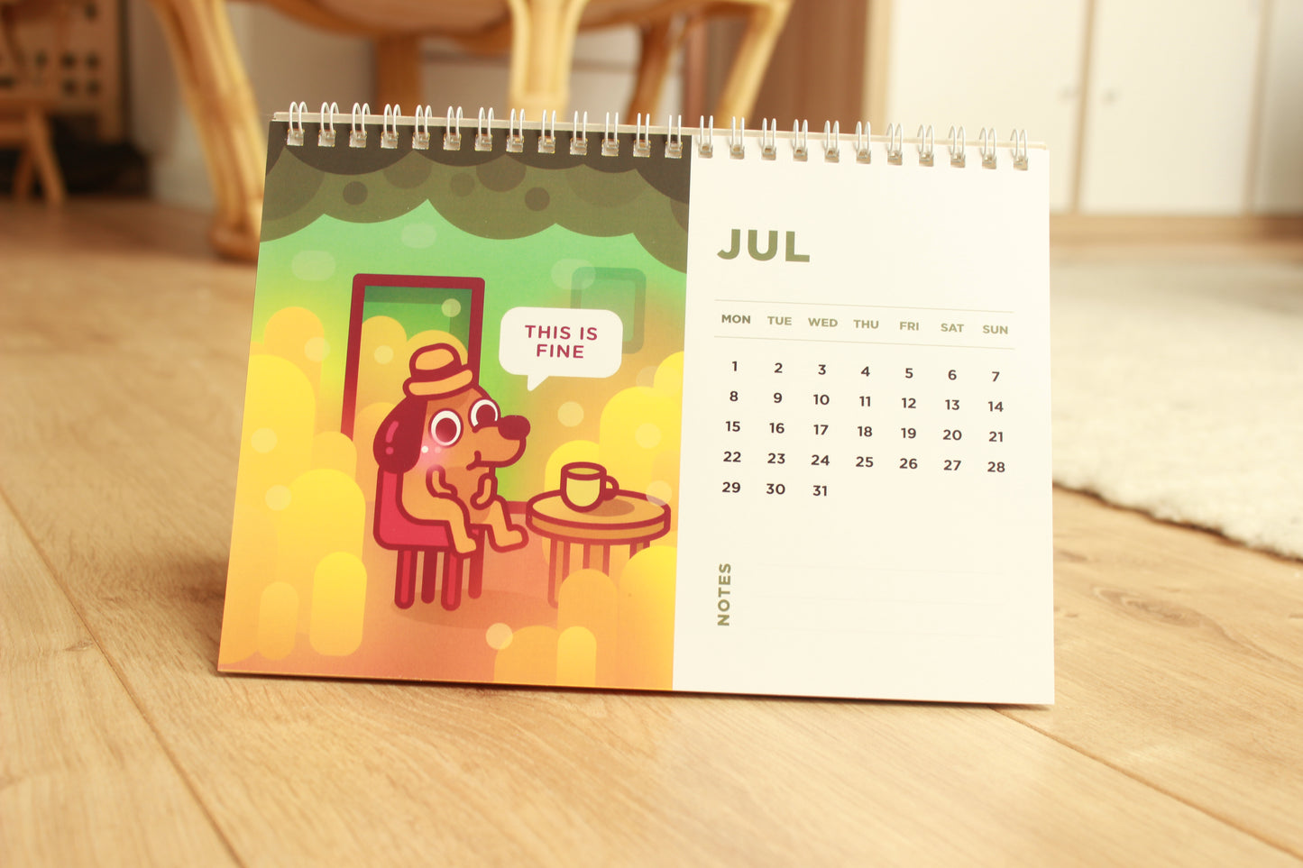 Meme Desk Calendar 2024