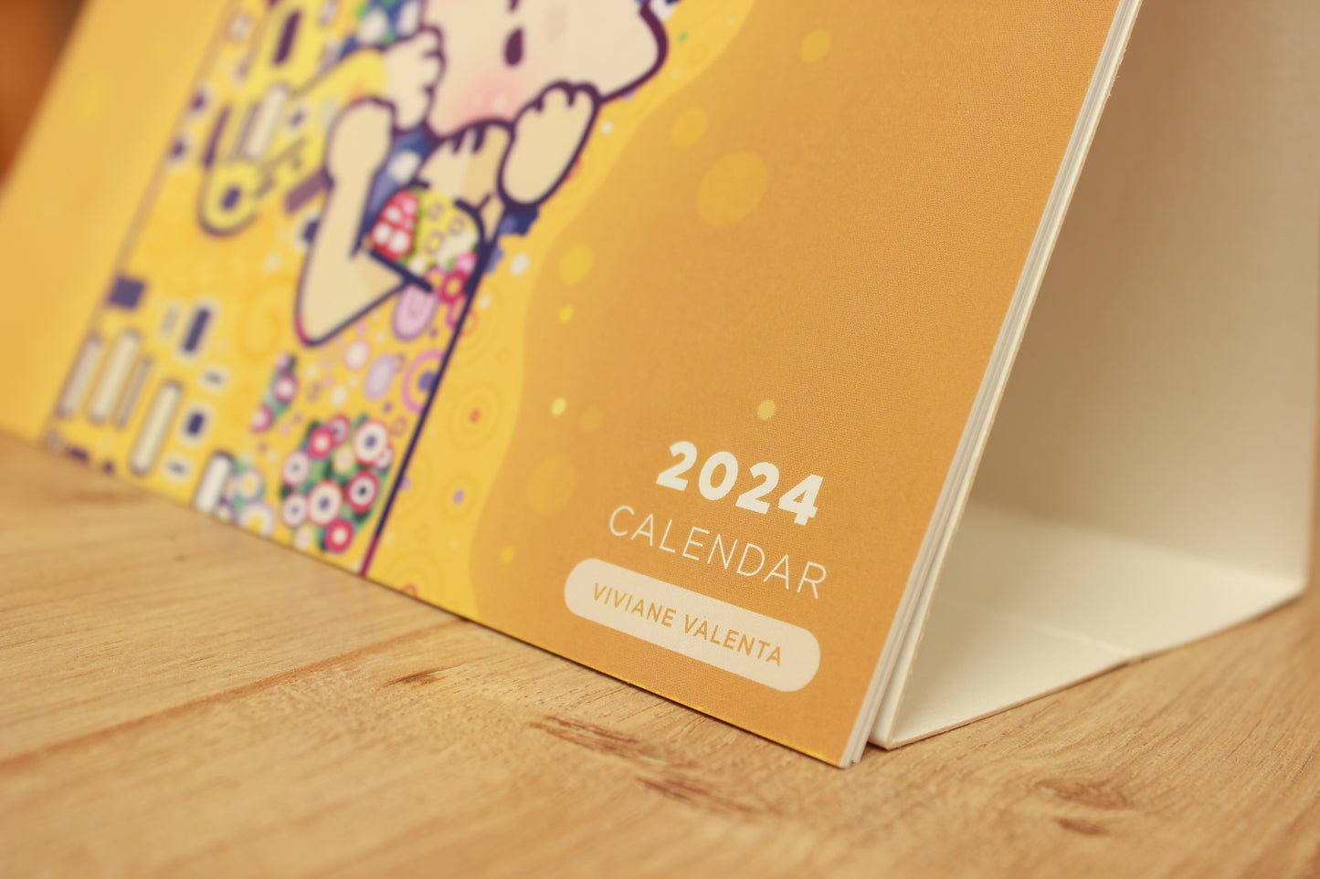 Cat Masterpieces Desk Calendar 2024