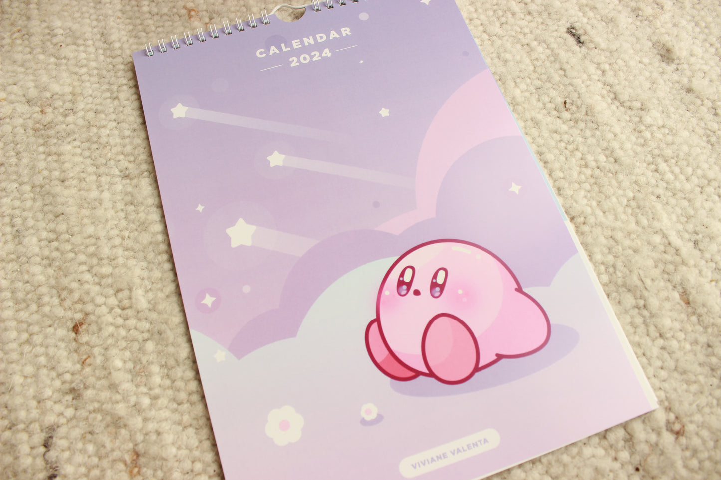 Kirby Wall Calendar 2024
