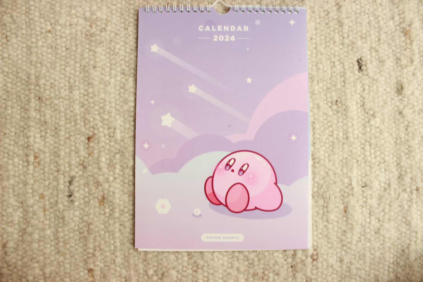 Kirby Wall Calendar 2024