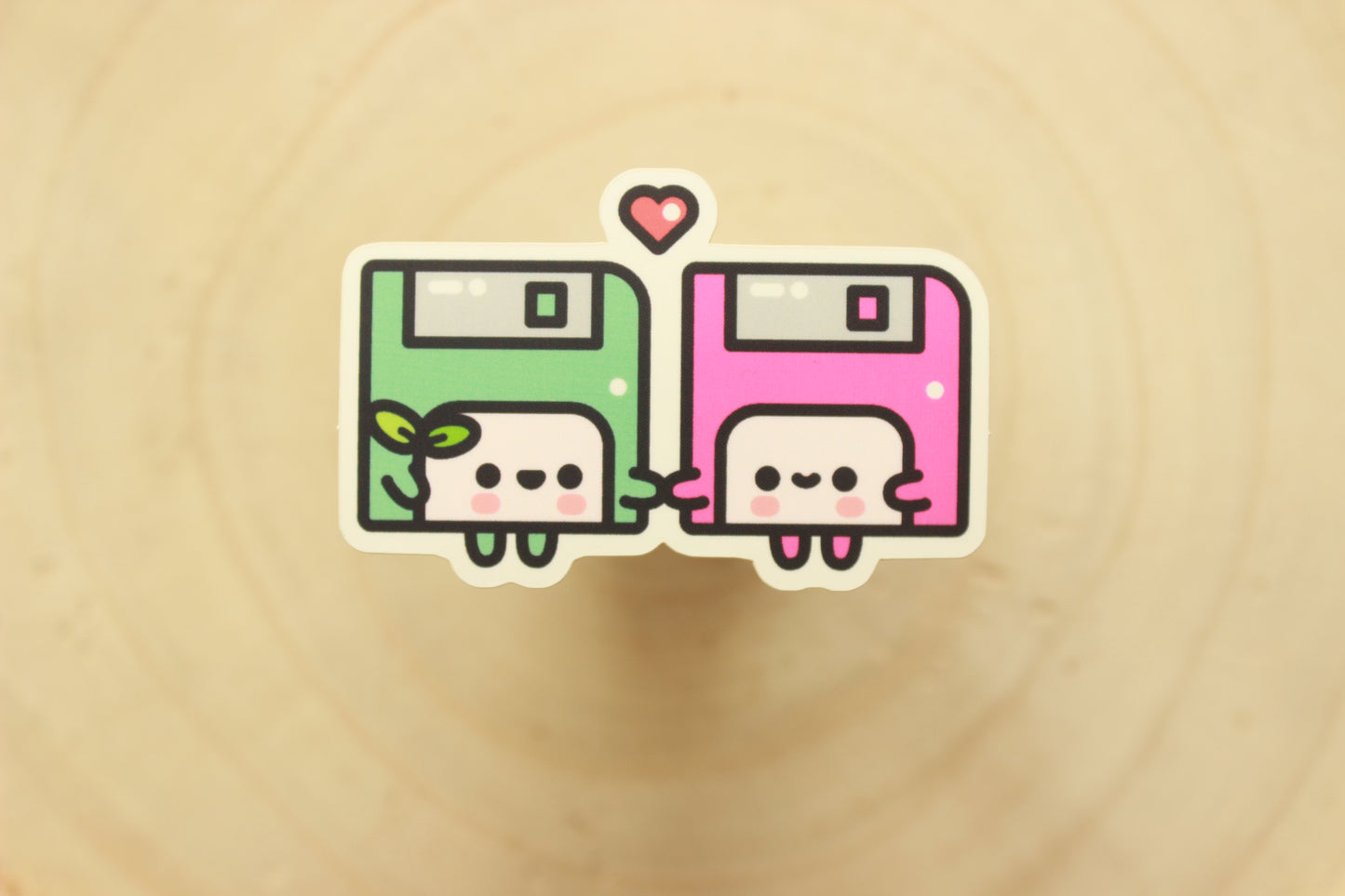 floppy disk sticker