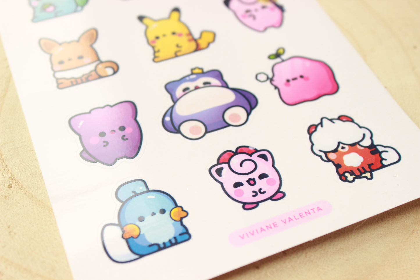 Poke Sticker Sheet