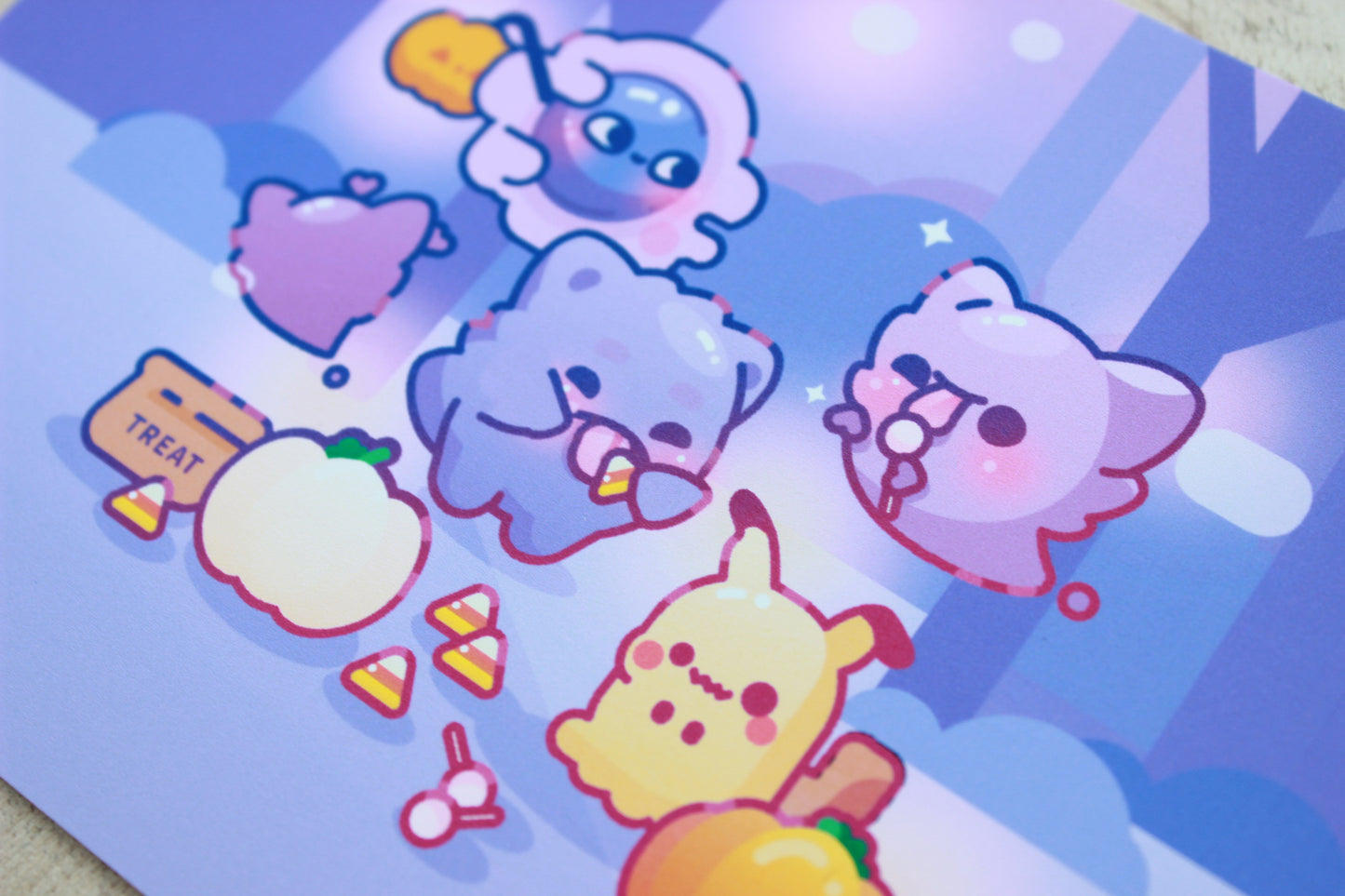 Kawaii Poke Art Print