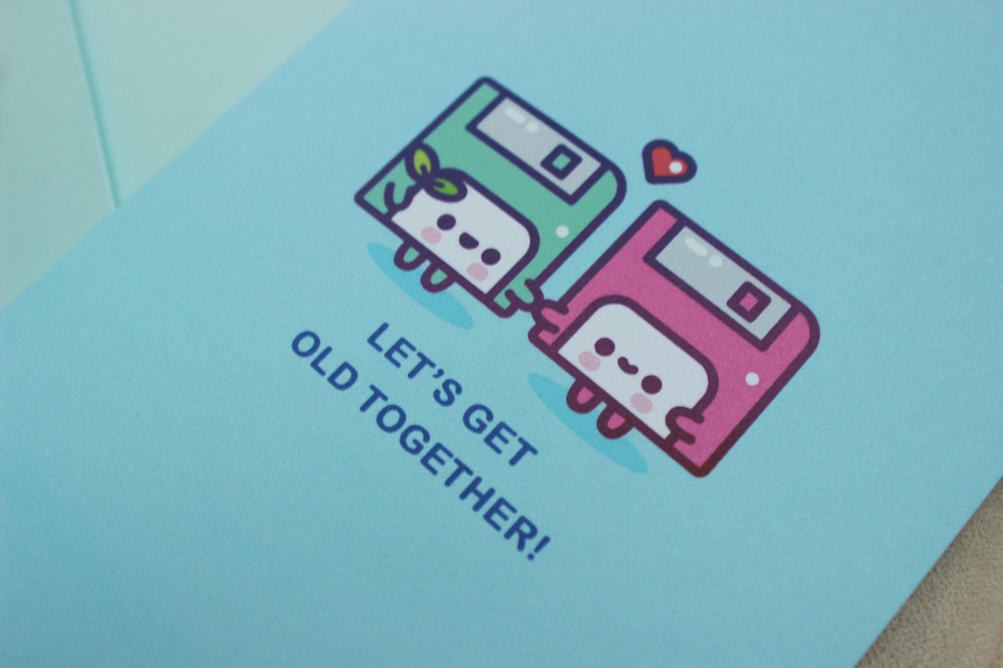 Floppy Disk Greeting Card