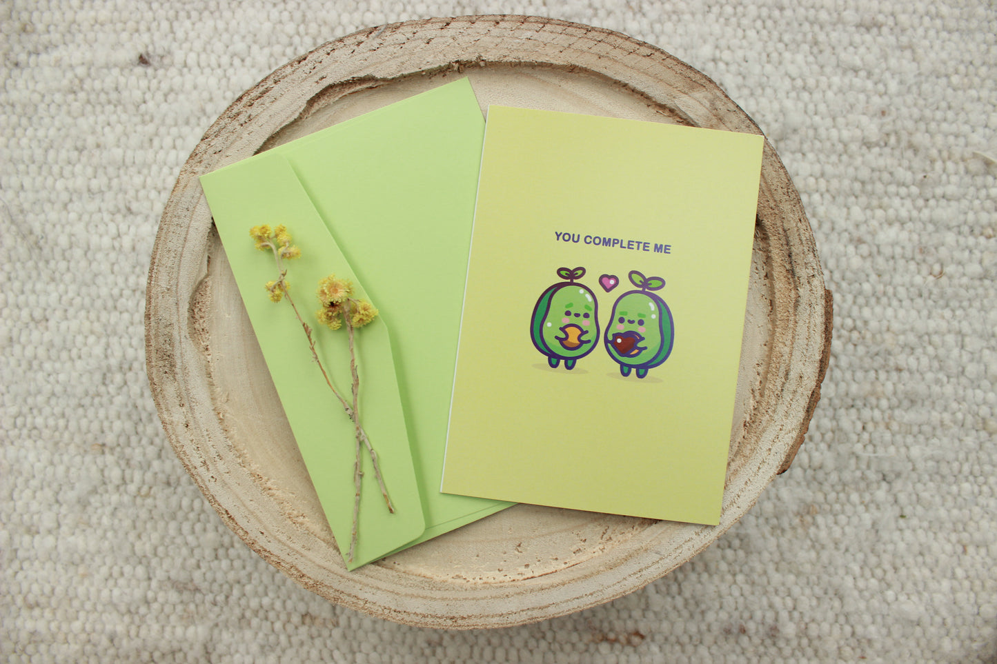 Avocado Greeting Card