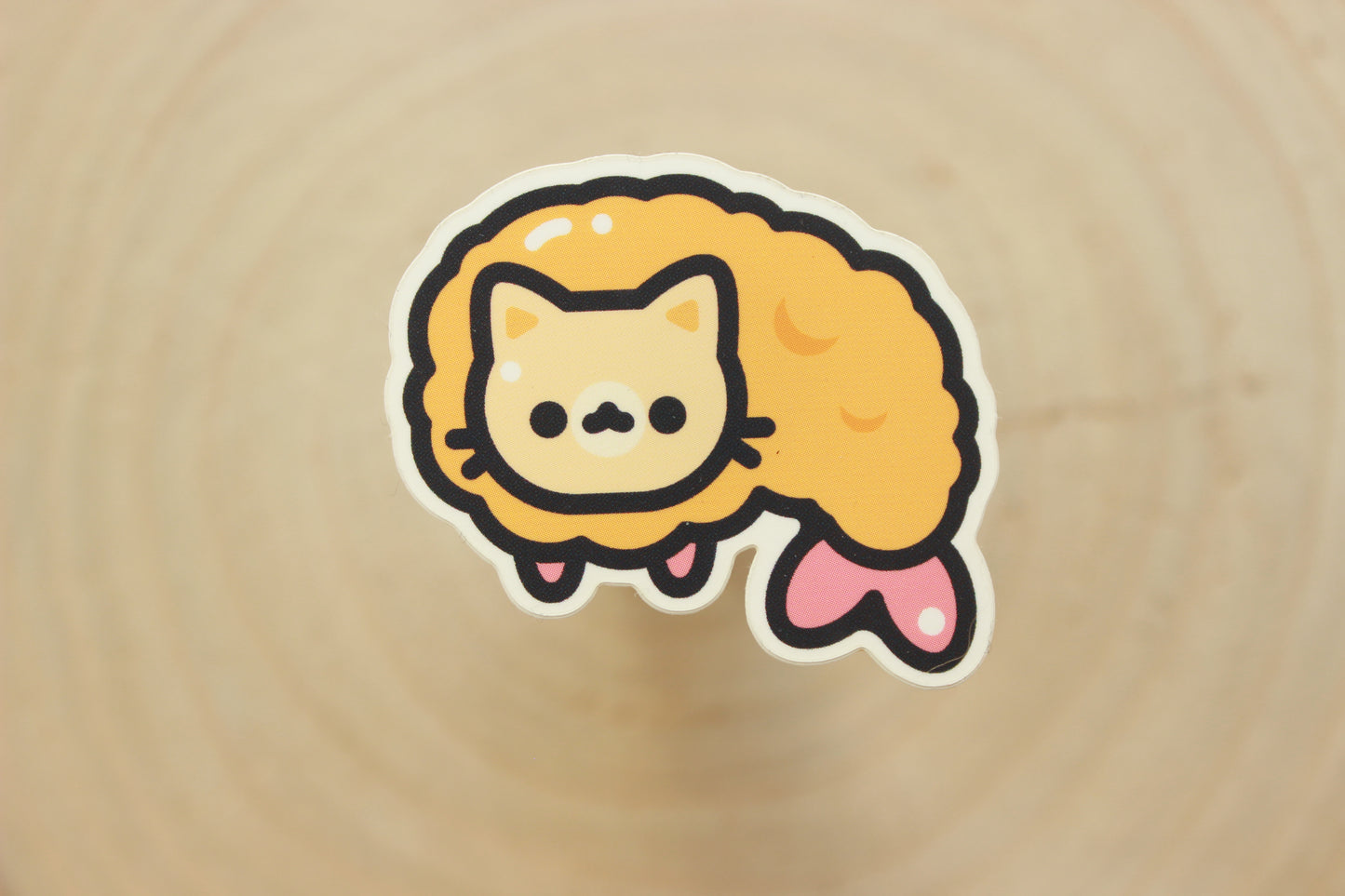 Shrimp Neko Sticker