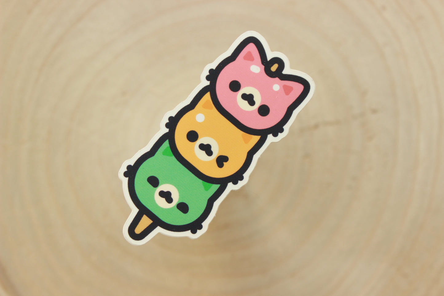 Sushi Dango Cat Sticker