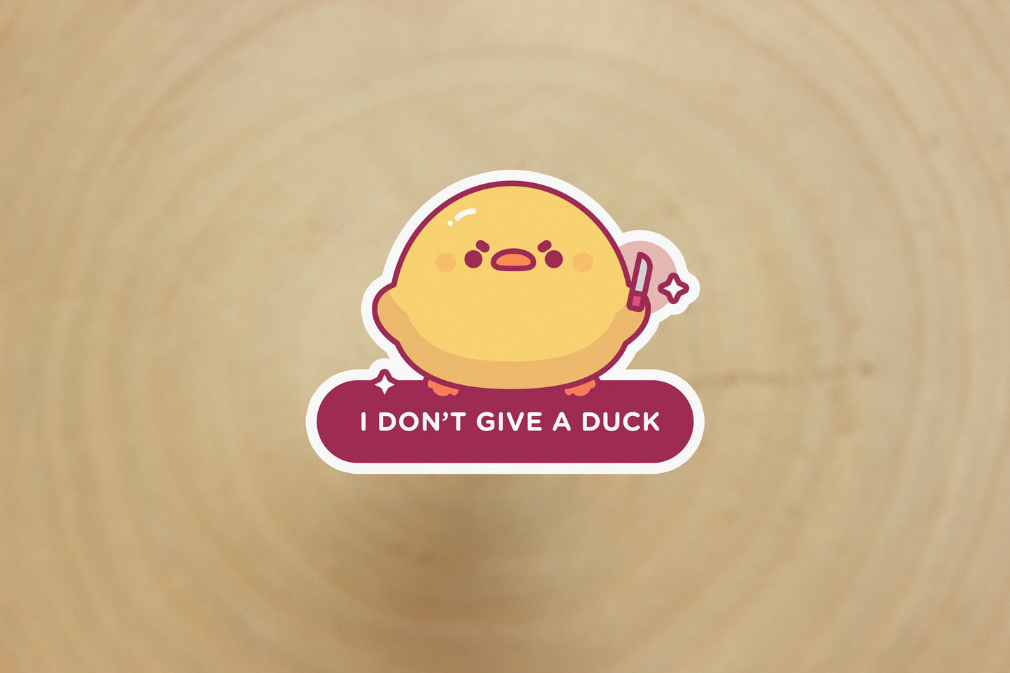 Give A Duck Sticker