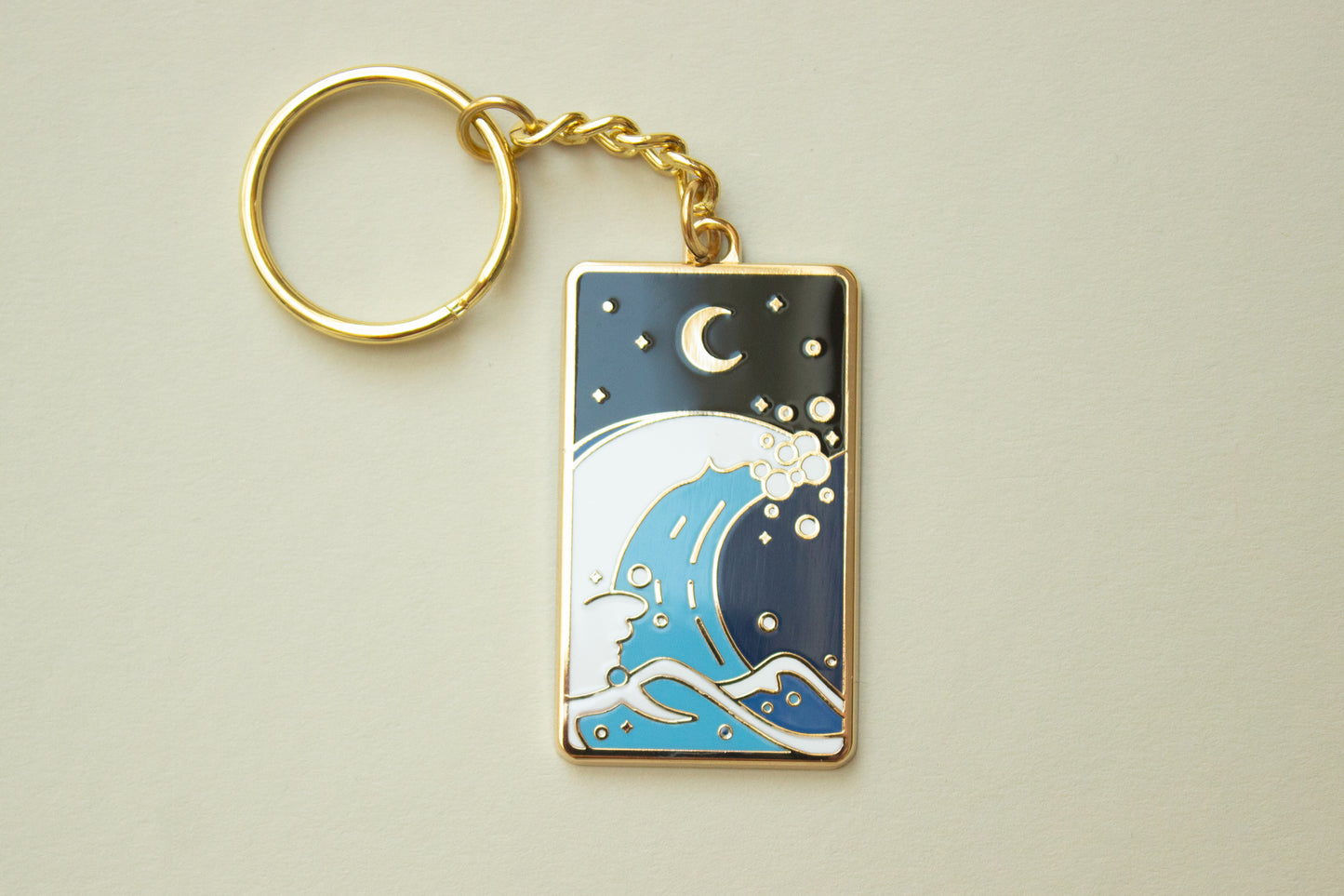 Japanese Tsunami Keychain