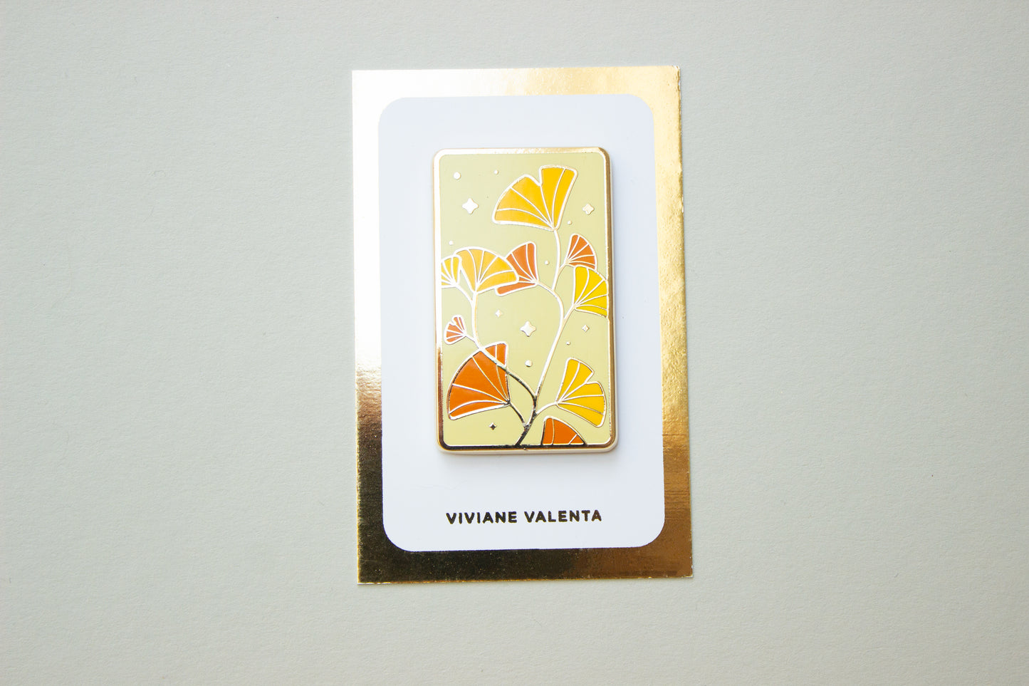 Japanese Gingko Enamel Pin