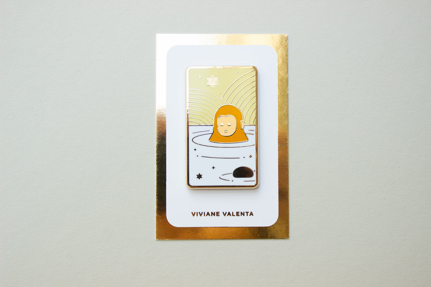 Japanese Snow Monkey Enamel Pin