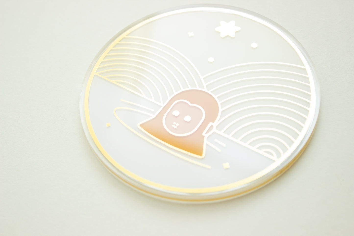 Golden Snow Monkey Cup Coaster