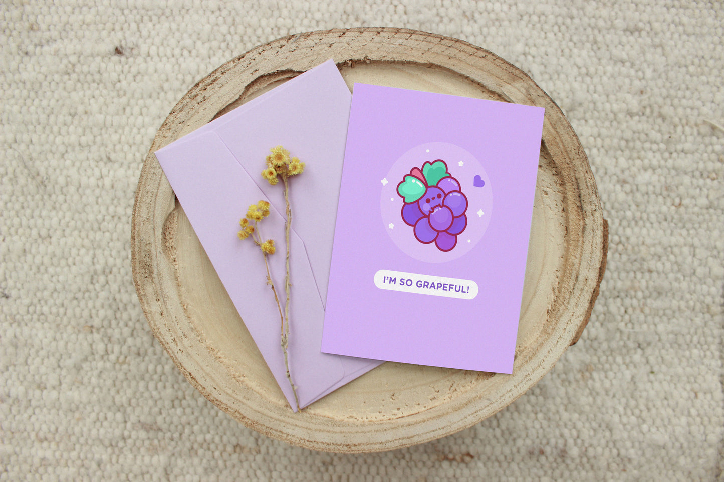 I'm So Grapeful Card