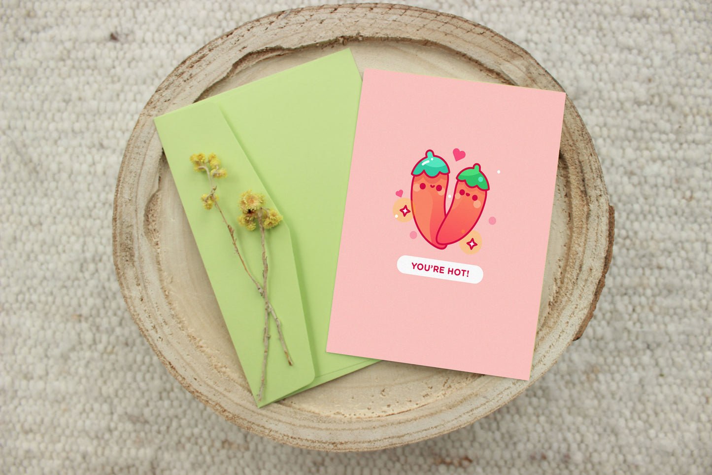 You're Hot Card