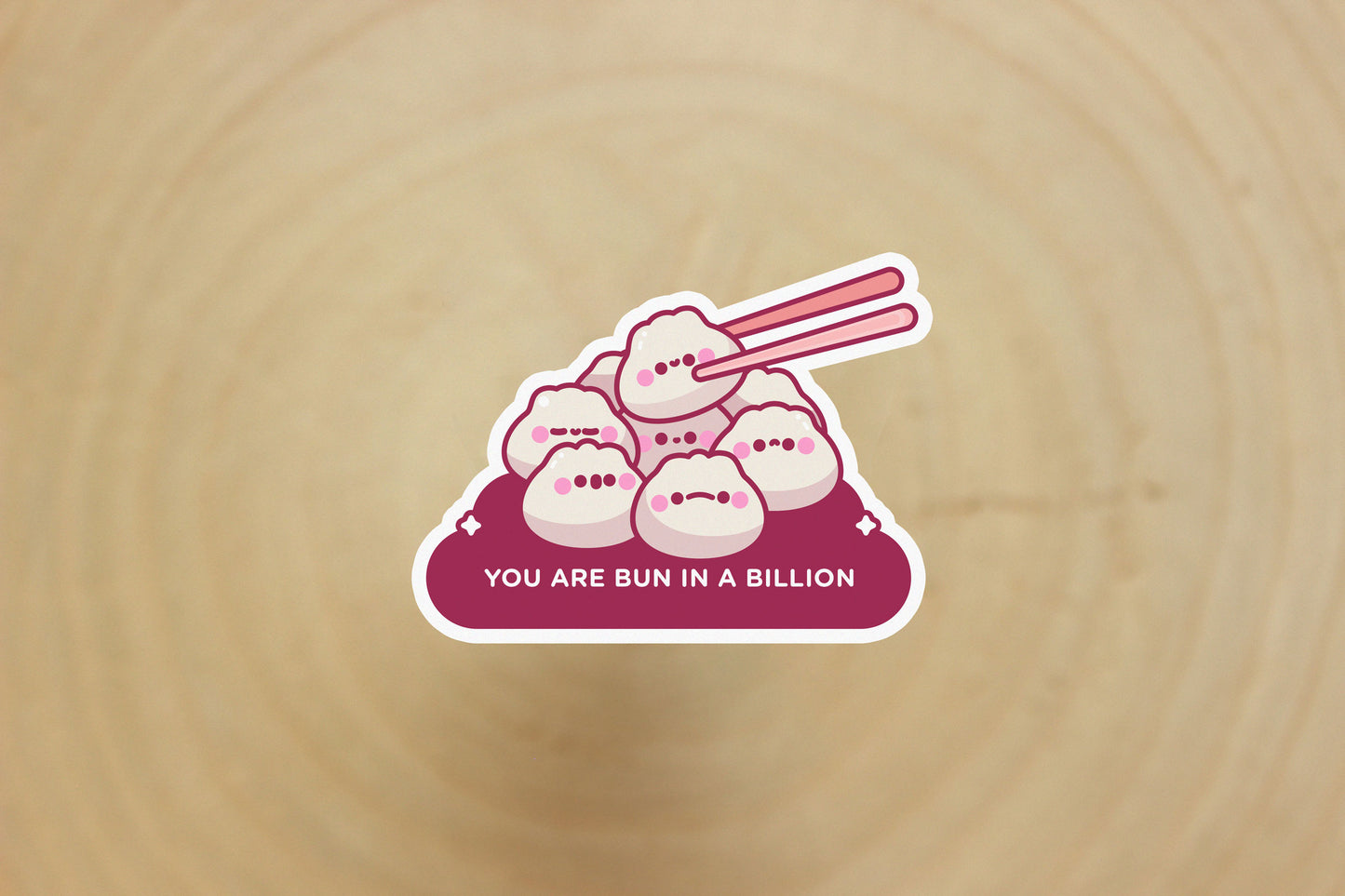 Bun In A Billion Sticker