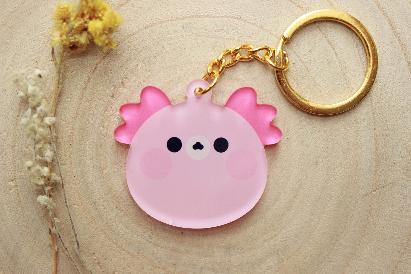 Axolotl Keychain