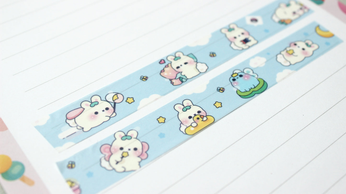 BunBun Blue Washi Tape