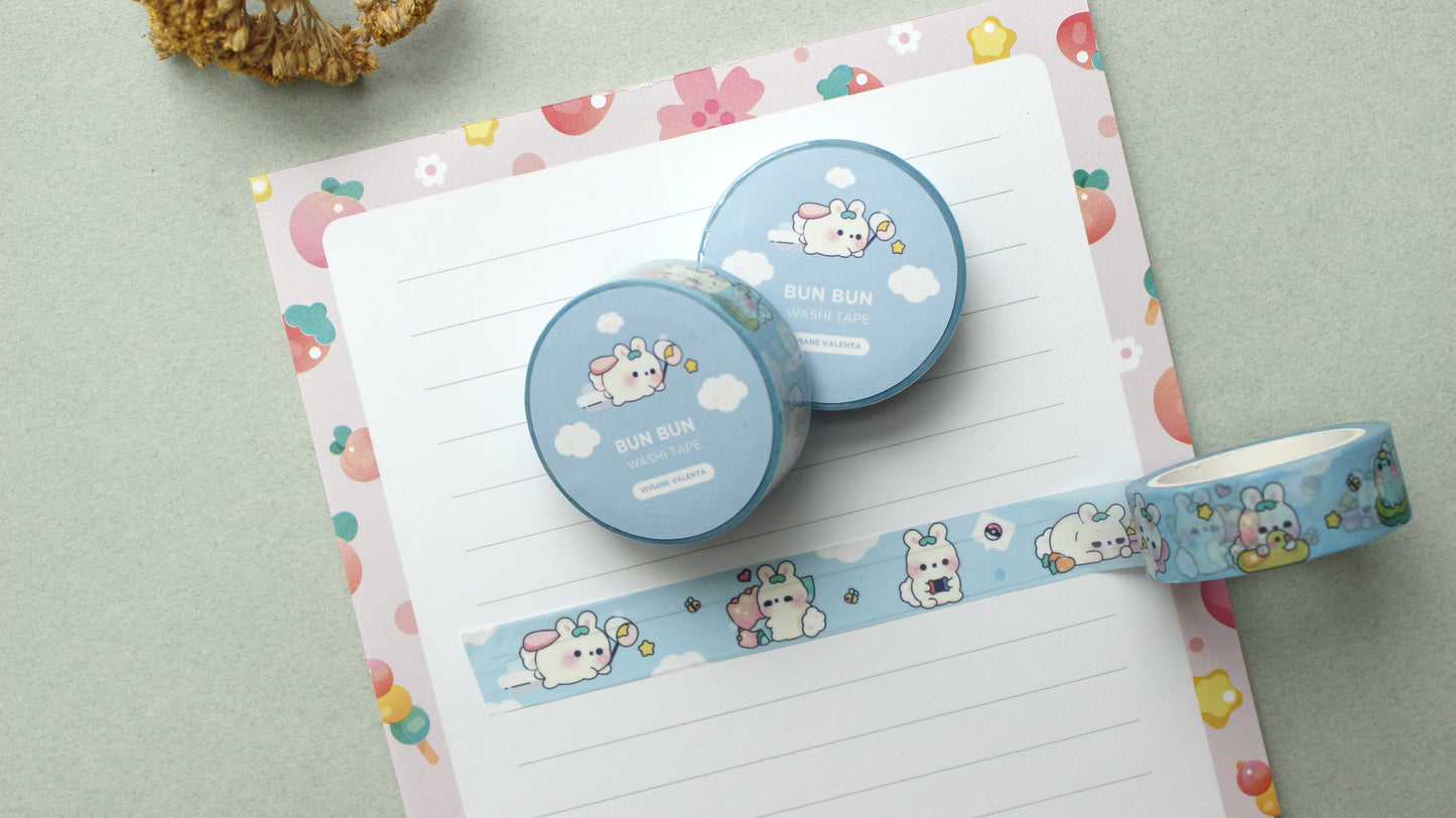 BunBun Blue Washi Tape