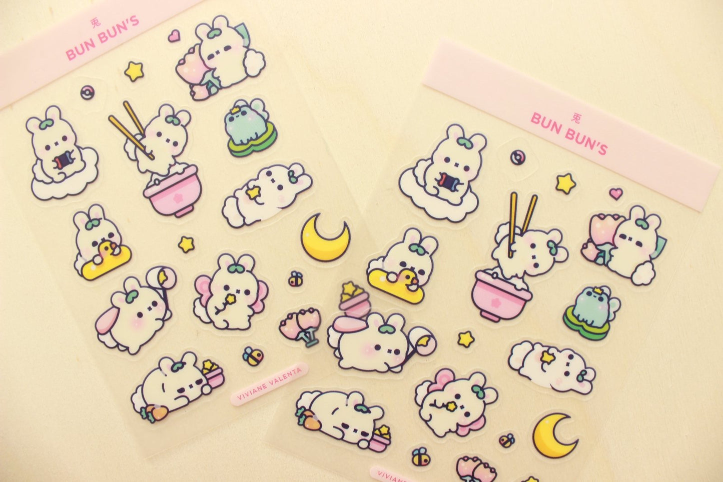 Bunny Sticker Sheet - vivianevalenta