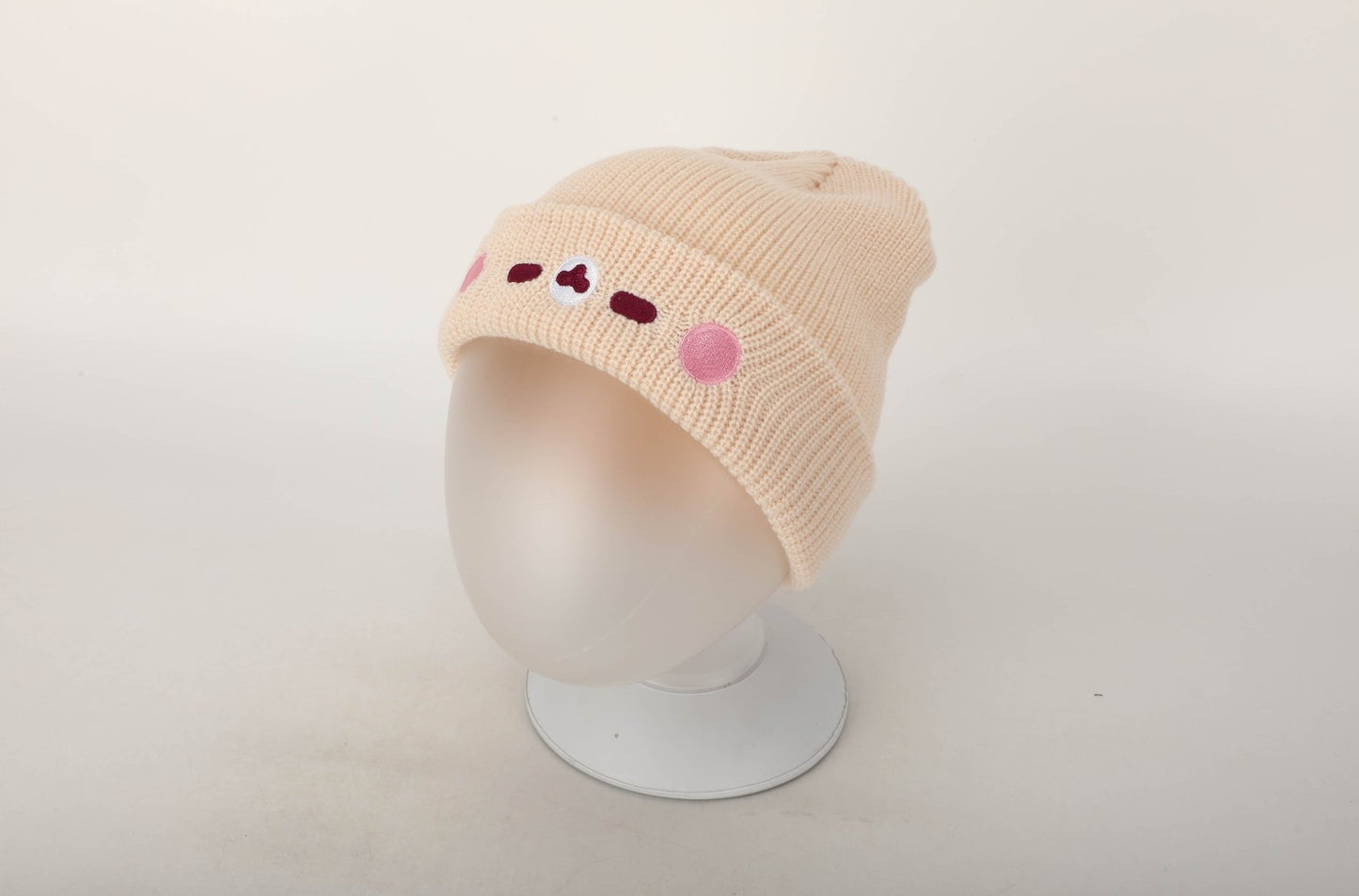 Kawaii Beige Beanie