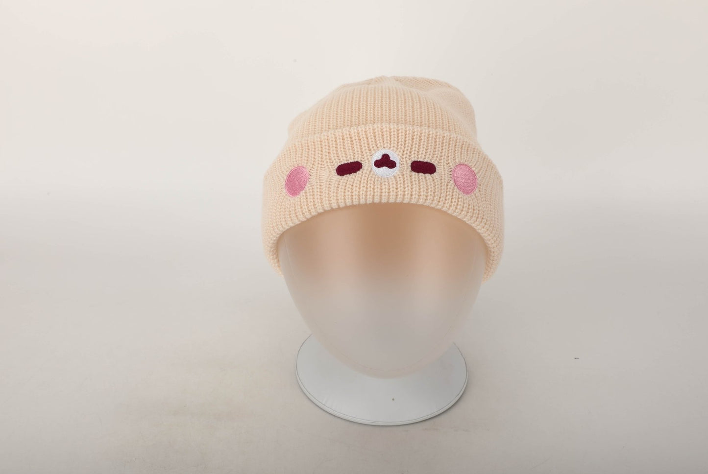 Kawaii Beige Beanie