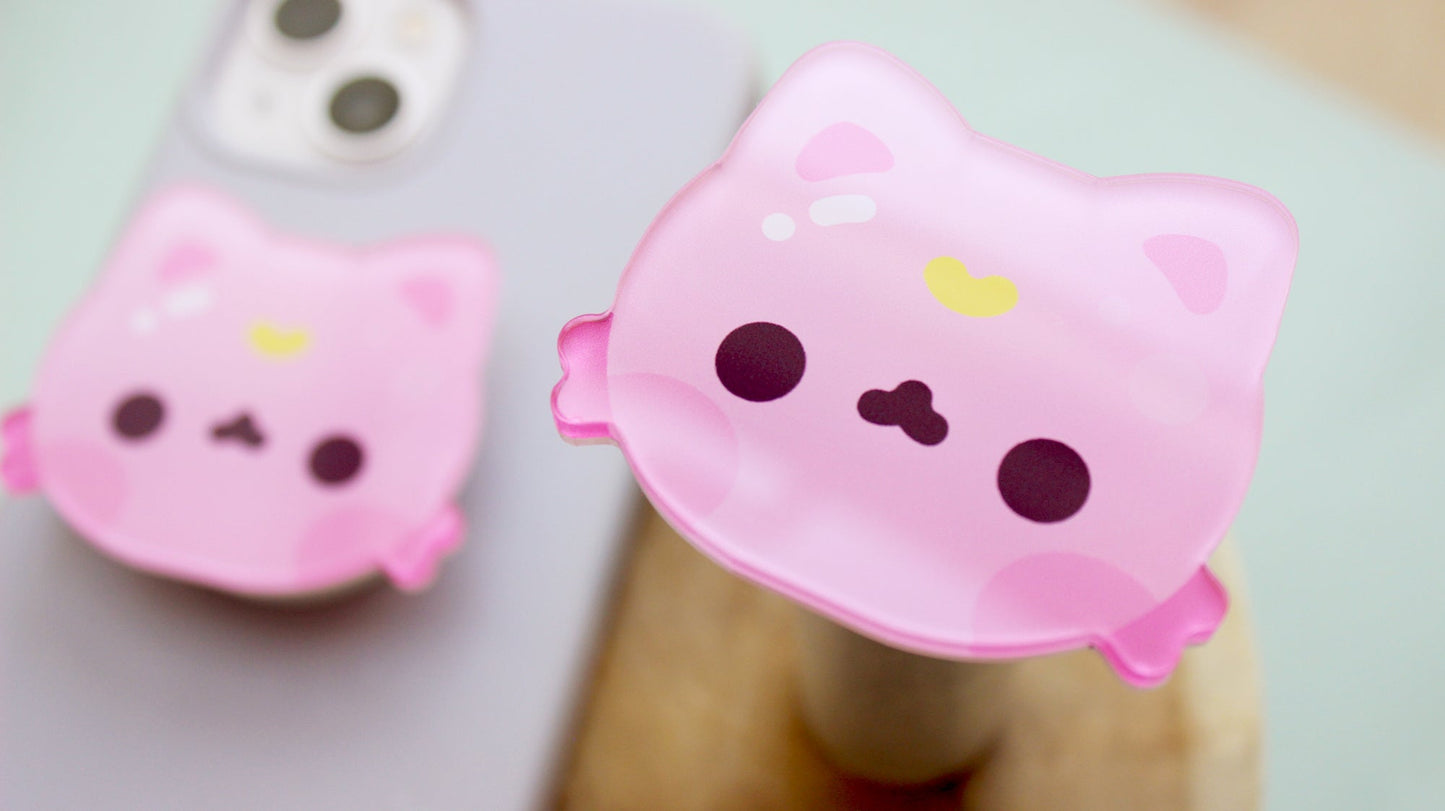 Rose Cat Phone Charm