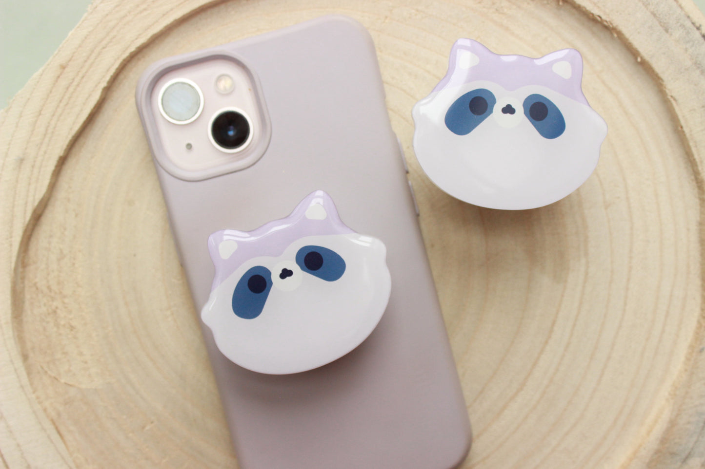 Raccoon Phone Charm