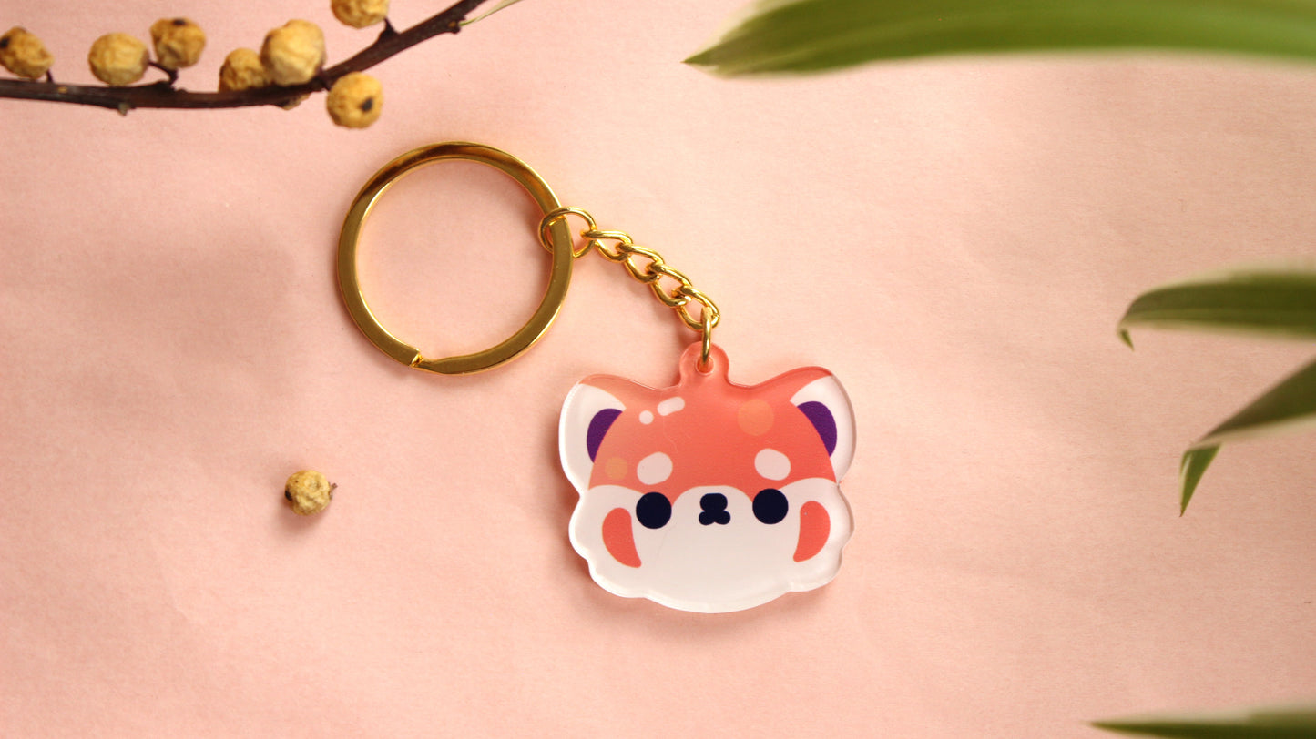 Red Panda Keychain