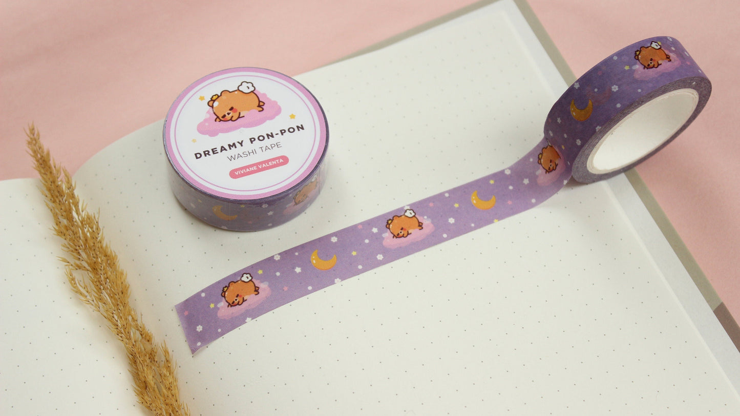 Dreamy Pon-Pon Washi Tape