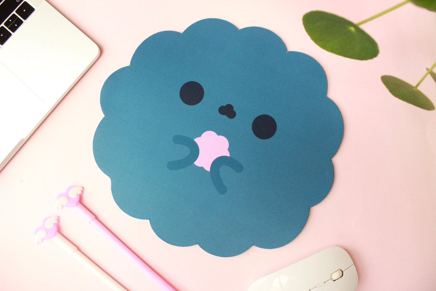 Dust Bunny Mouse Pad - vivianevalenta