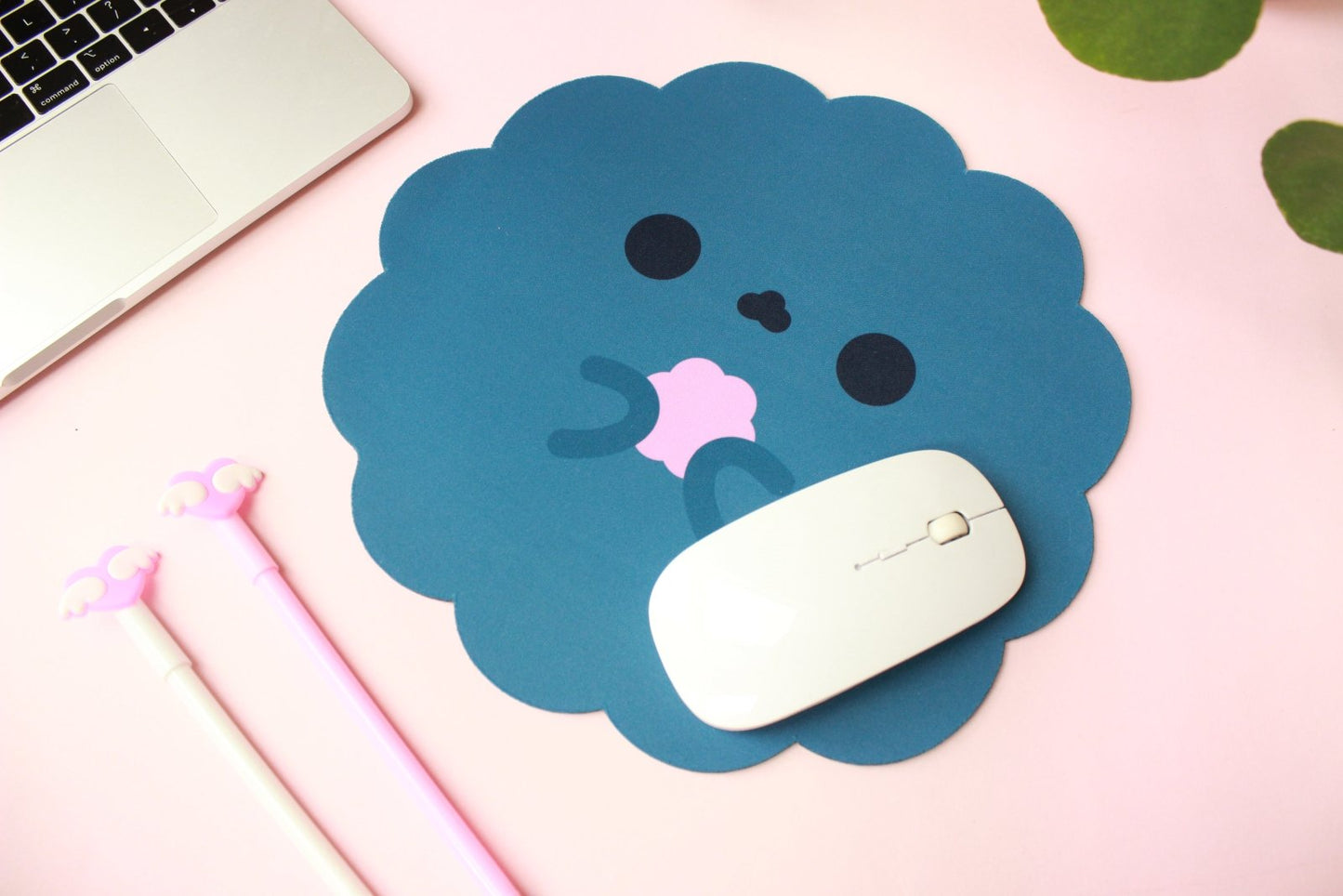 Dust Bunny Mouse Pad - vivianevalenta