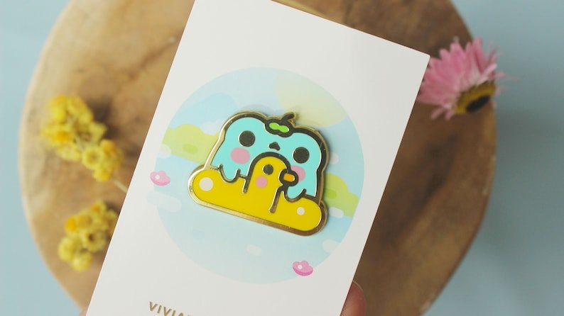 Frog Floaty Duck Pin