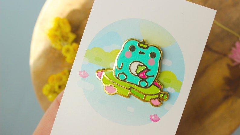 Frog Lily Pad Pin