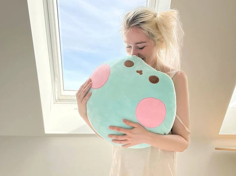 Frog Plush Pillow