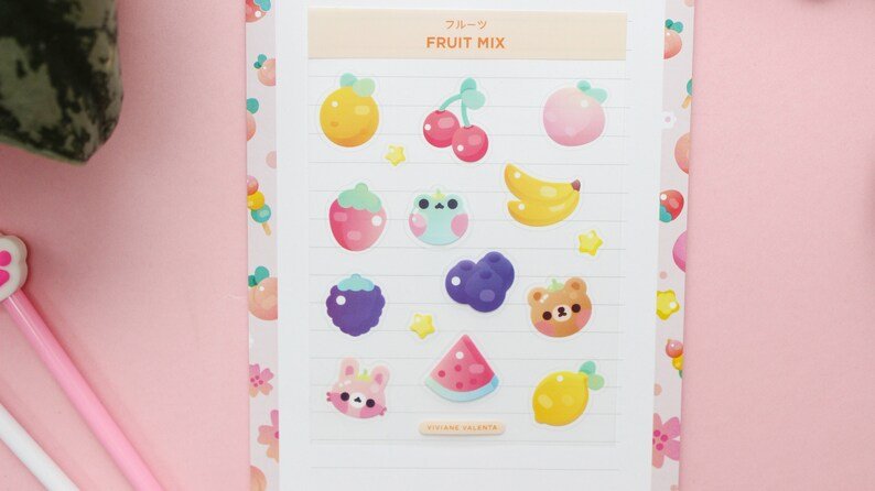 Fruit Mix Sticker Sheet