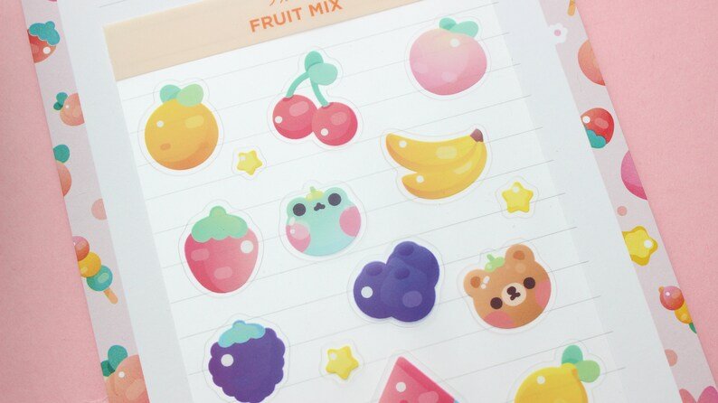 Fruit Mix Sticker Sheet
