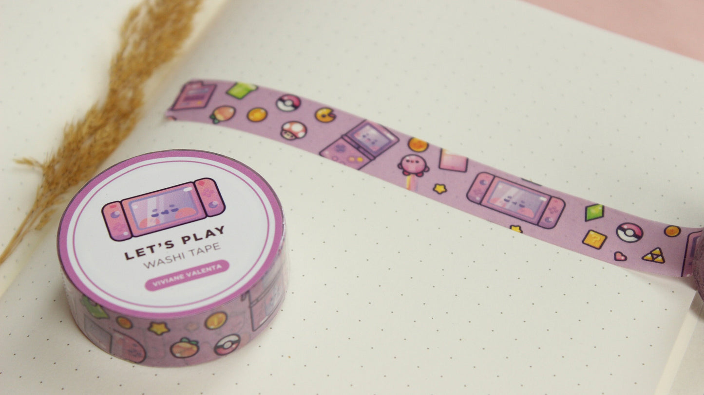 Game Console Washi Tape