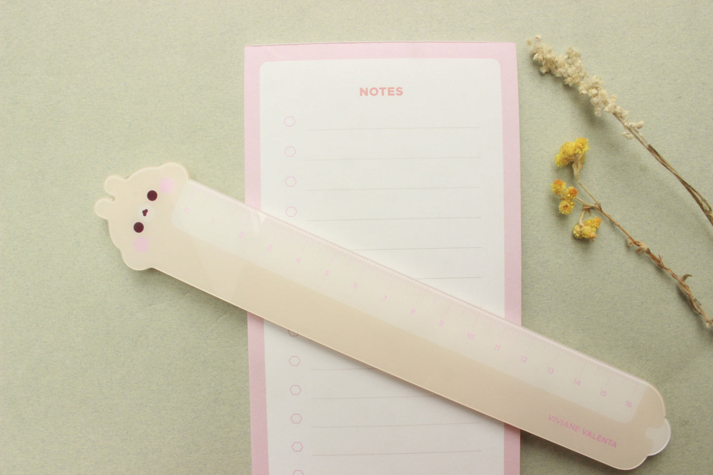 Kawaii Bunny Ruler | 16cm - vivianevalenta