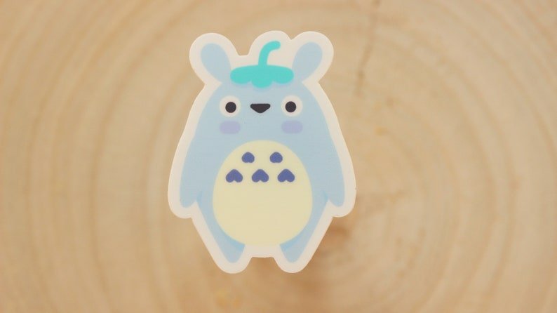 Kawaii Japanese Spirits Sticker | High Quality, Matte | Waterproof Sticker - vivianevalenta