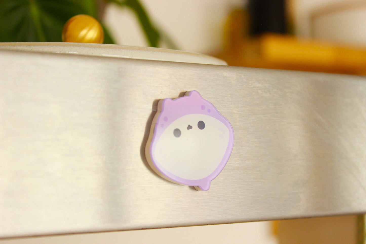 Kawaii Manta Ray Magnet - vivianevalenta