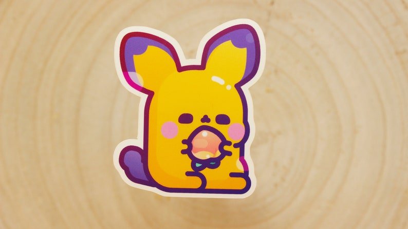 Peach Pichu Sticker