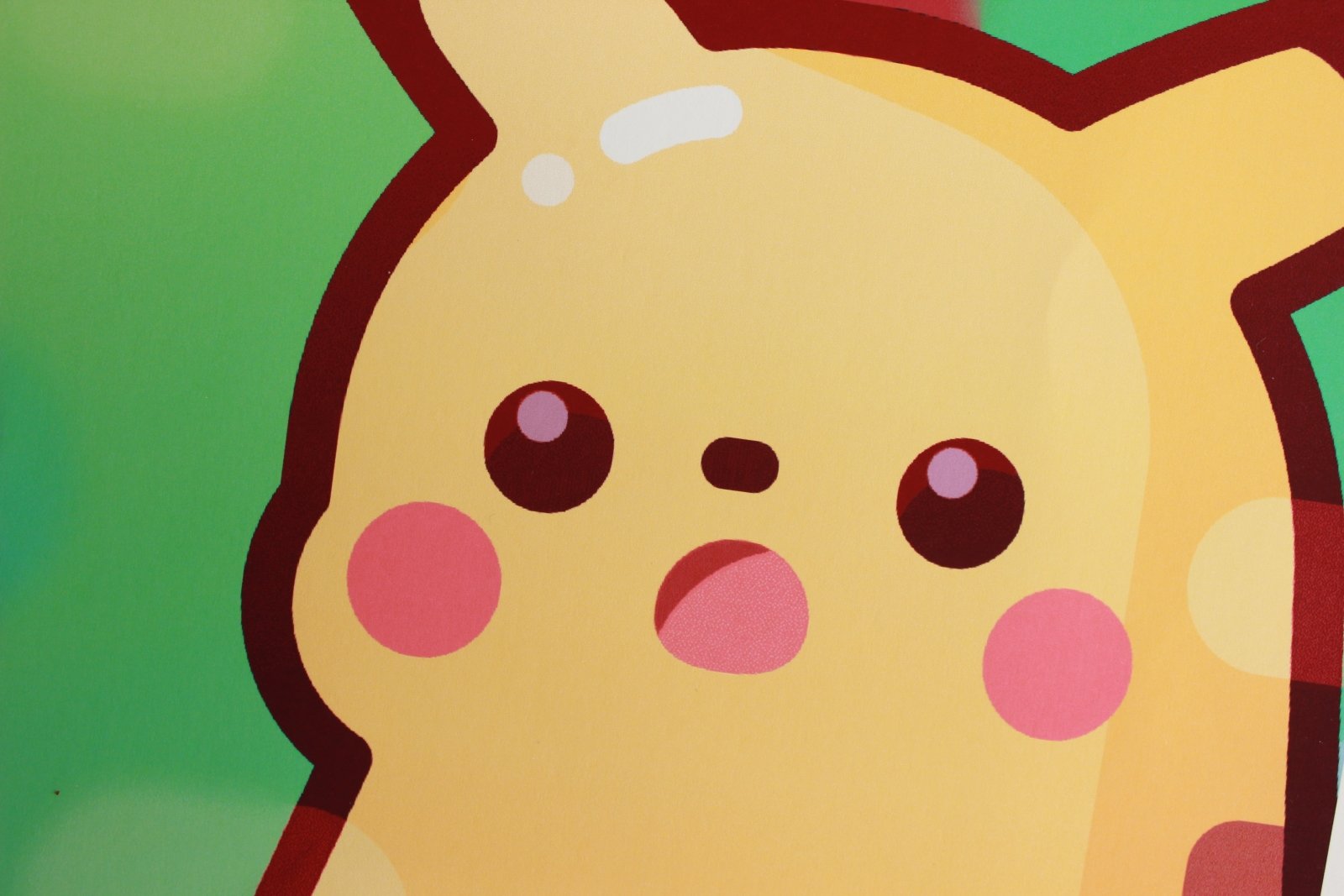 Surprised Pikachu Meme Acrylic Pin -  Hong Kong