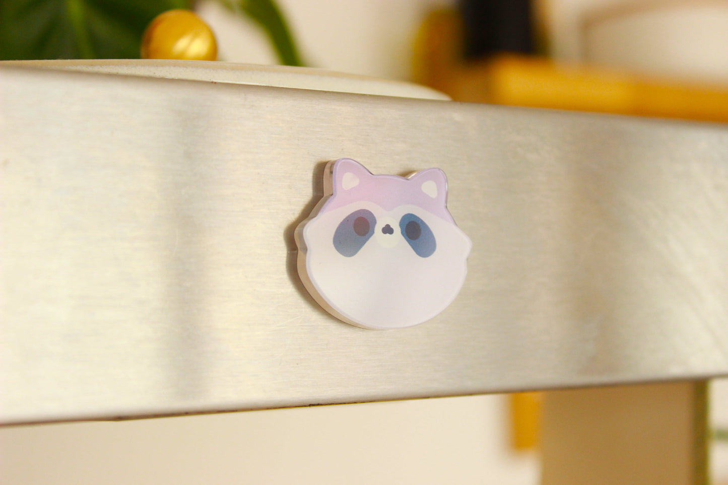 Kawaii Raccoon Magnet - vivianevalenta