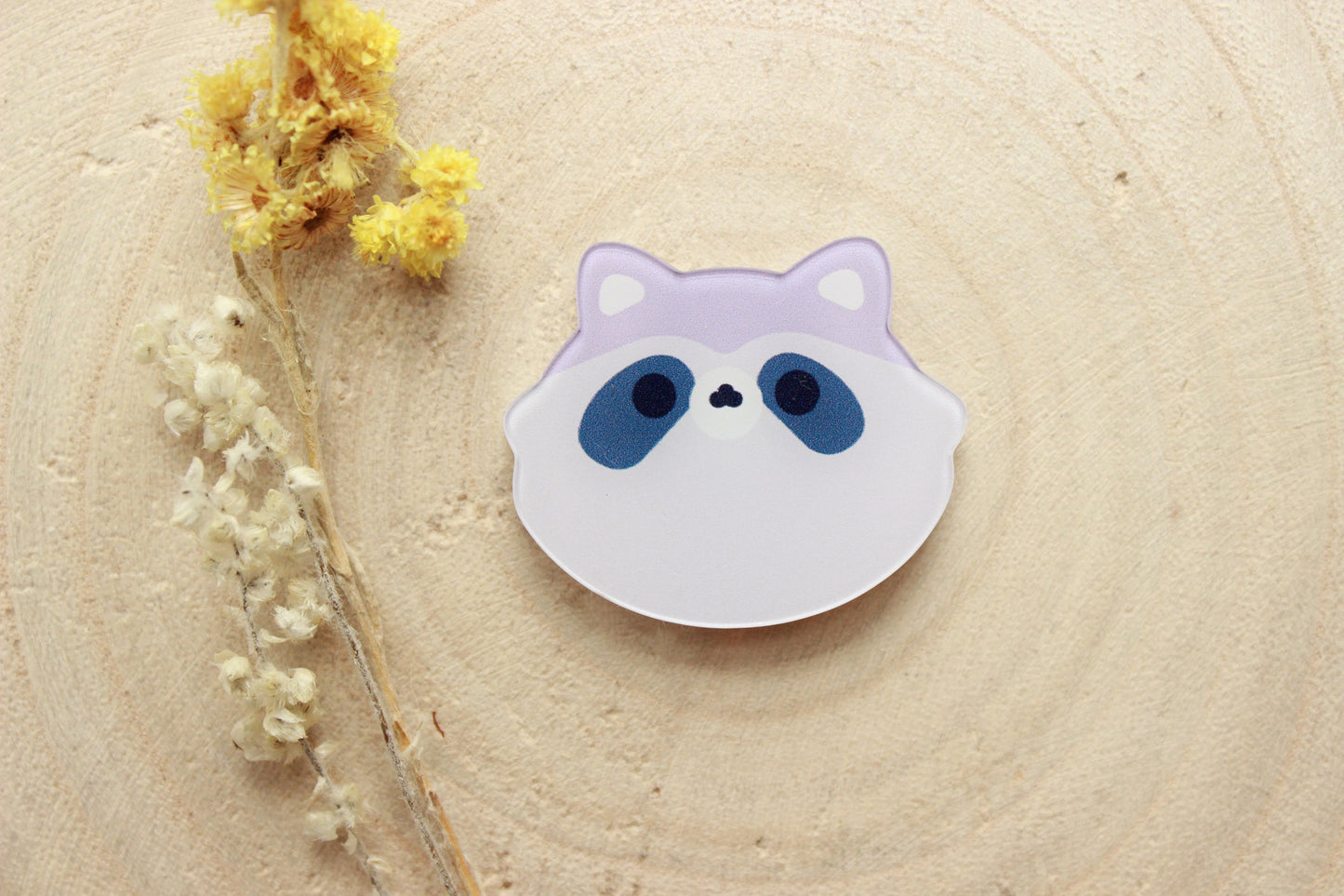Kawaii Raccoon Magnet - vivianevalenta